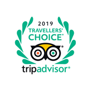 2019 Travellers' choice award from TripAdvisor.